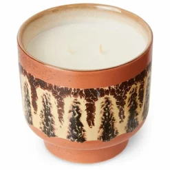 Bougie 70s ceramics Kyoto | Marron