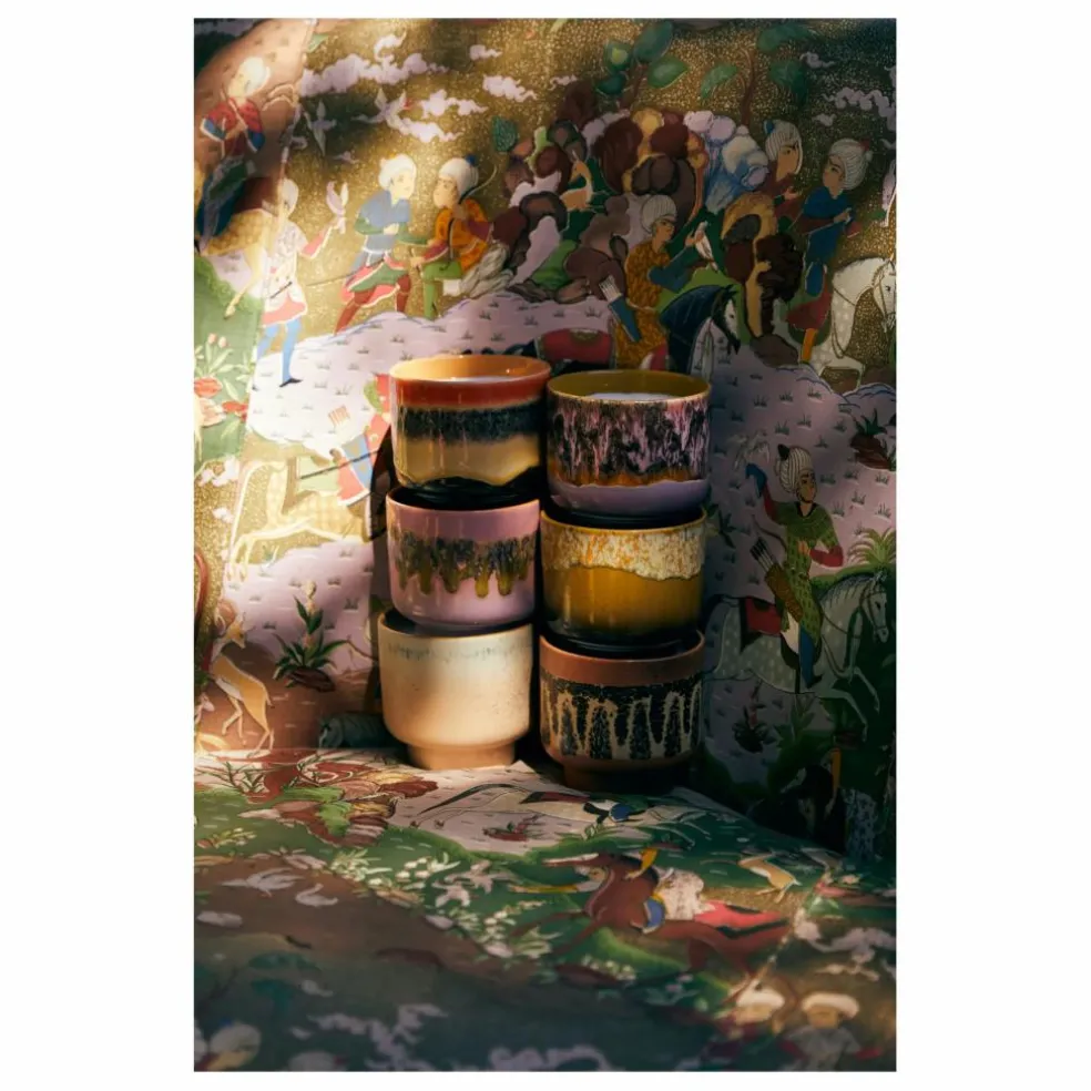 Bougie 70s ceramics Kyoto | Marron