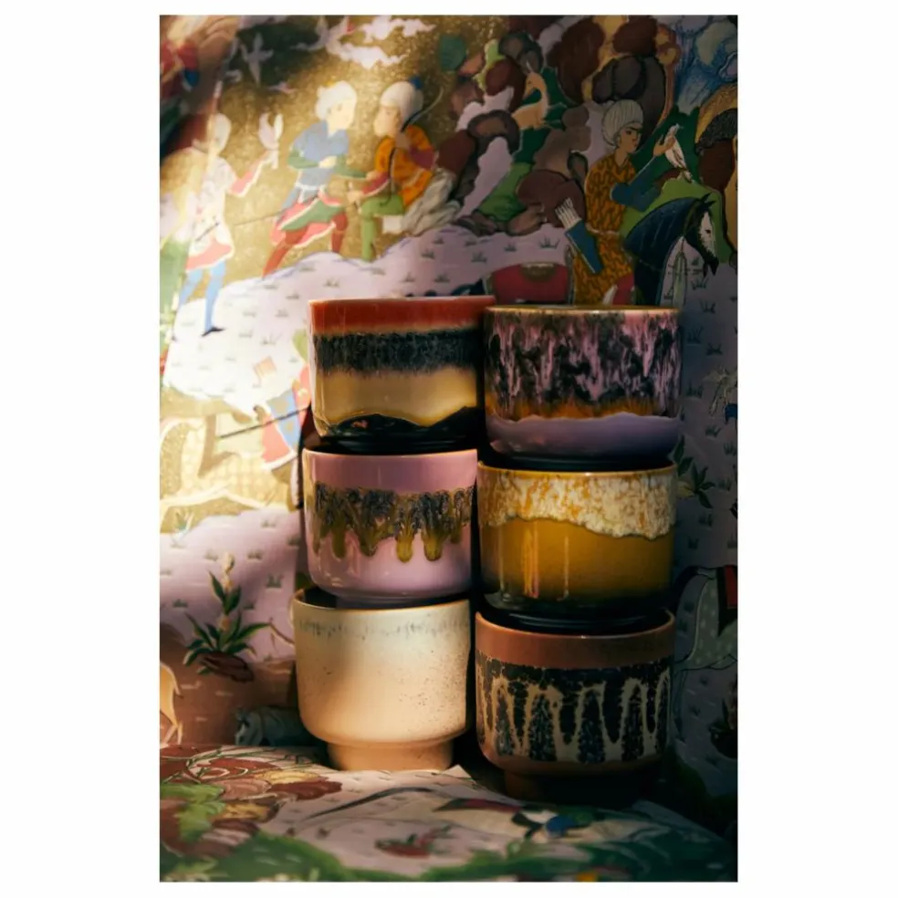 Bougie 70s ceramics Tulum | Orange