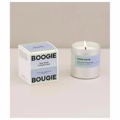 Bougie Silver Suede & Fireplace Haze