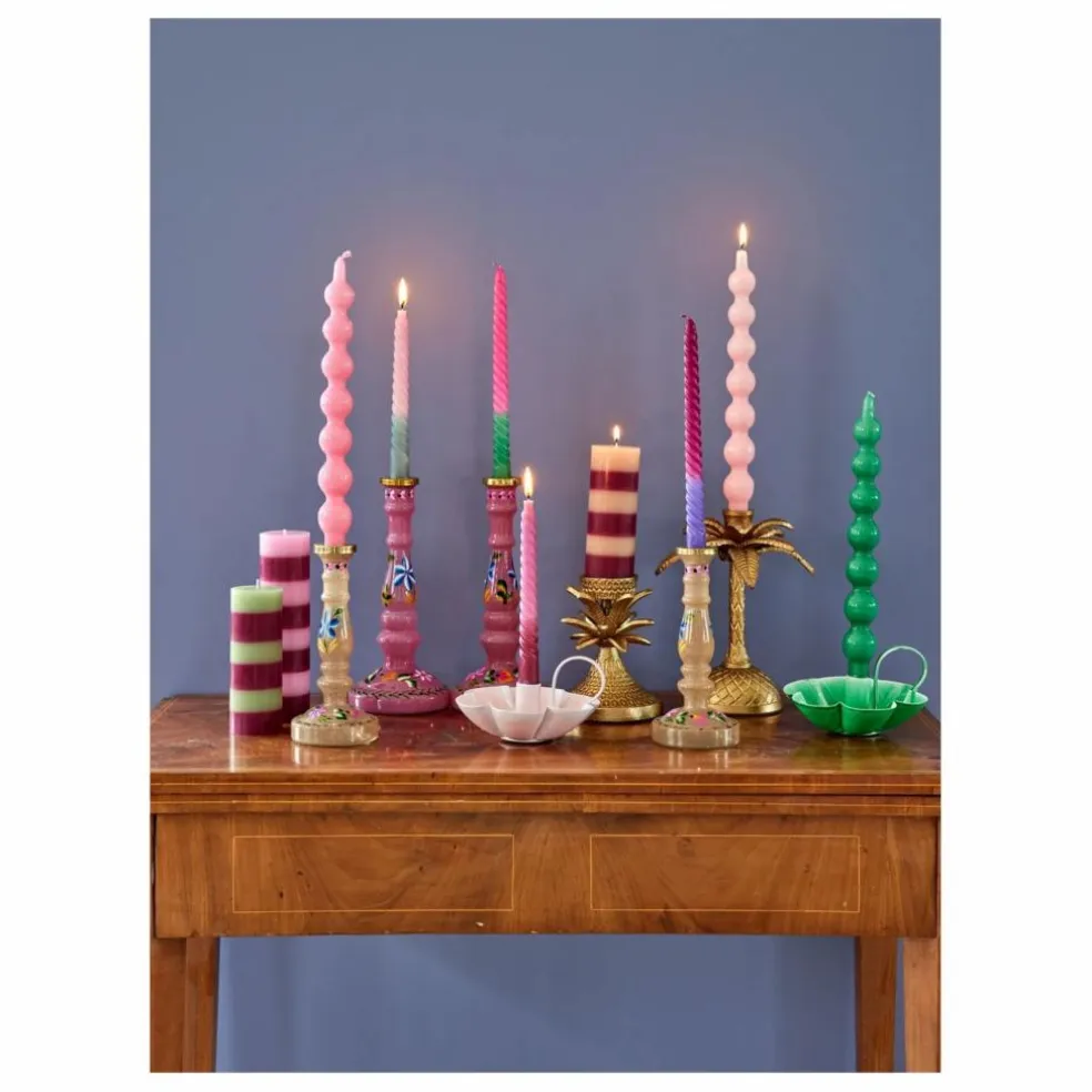 Bougies - Set de 2 | Rose fuschia