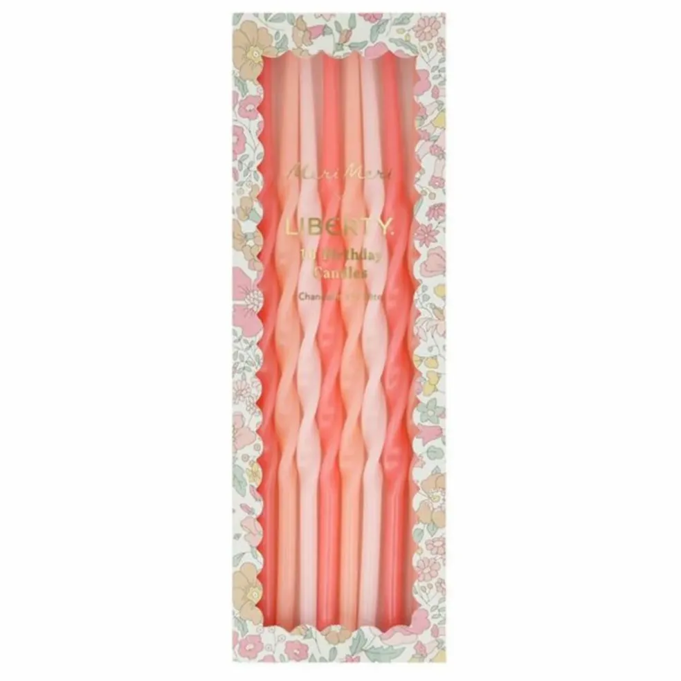 Bougies d'anniversaire - Meri Meri x Liberty - Set de 16