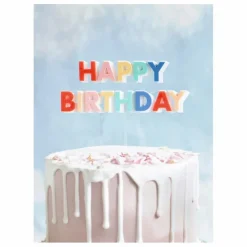 Bougies Happy Birthday - Set de 13