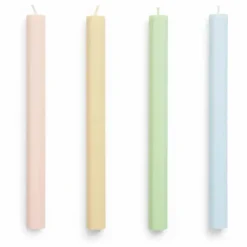 Bougies Hexagon Fresh - Set de 4