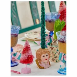 Bougies LED Sapin - Set de 2 | Vert foncé