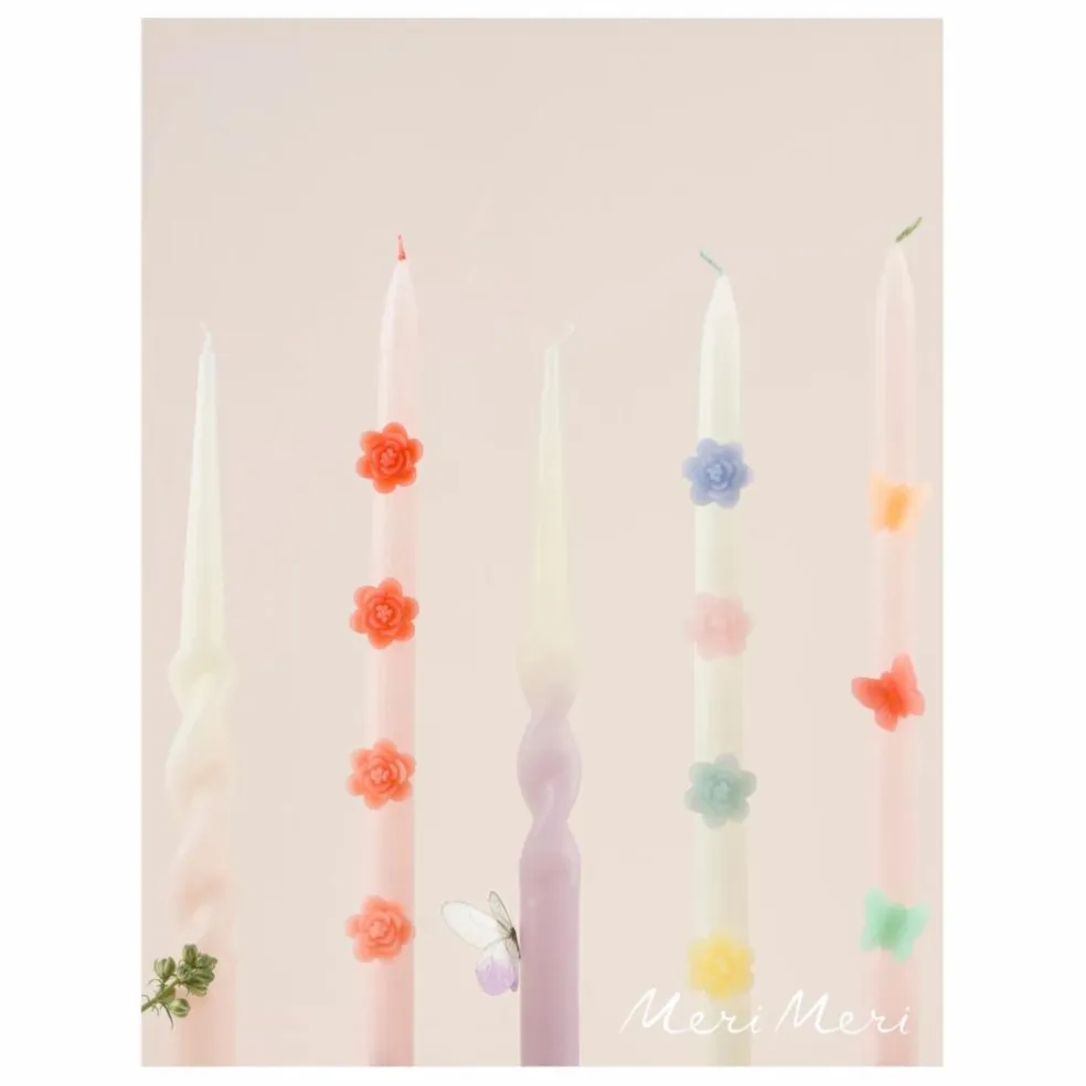 Bougies Papillons - set de 2
