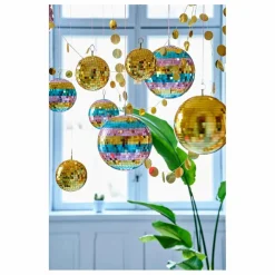 Boule décorative disco | Doré