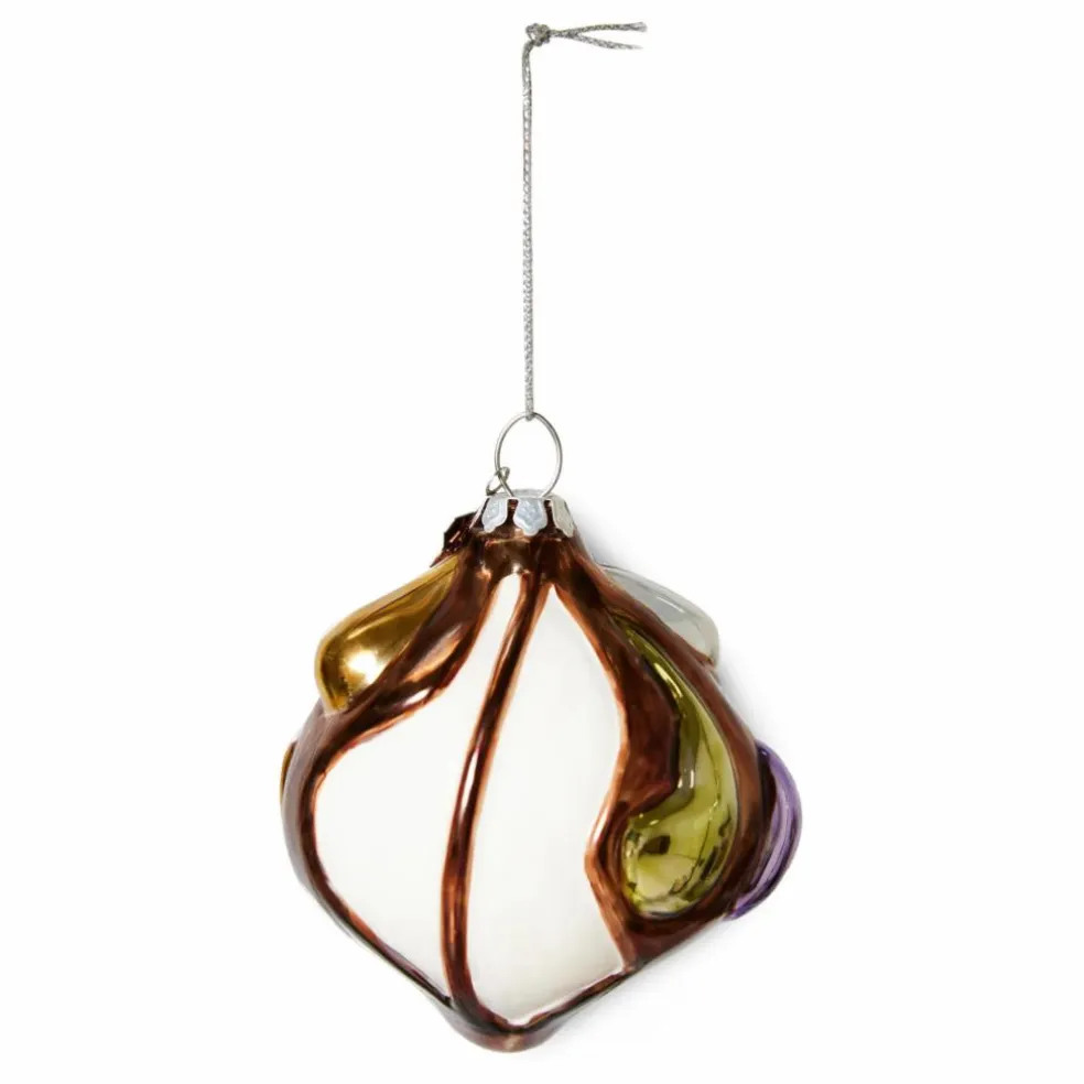 Boule de Noël anatomic ronde en verre