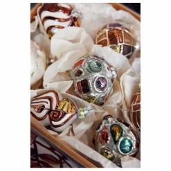 Boule de Noël bijoux ovale en verre