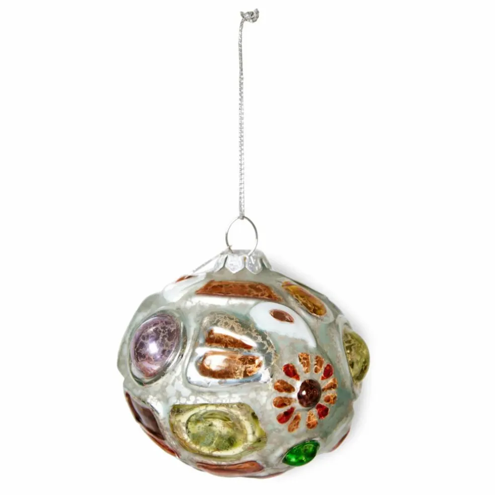 Boule de Noël bijoux ronde en verre