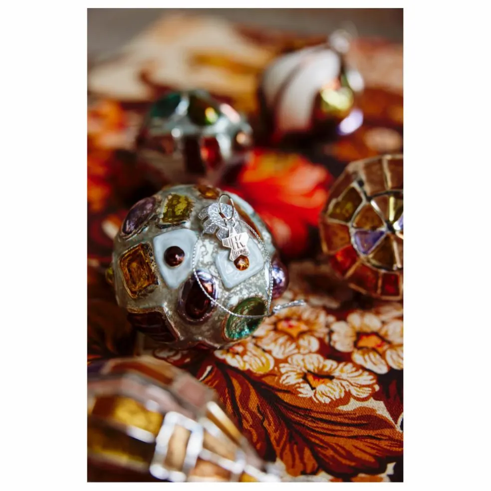 Boule de Noël bijoux ronde en verre