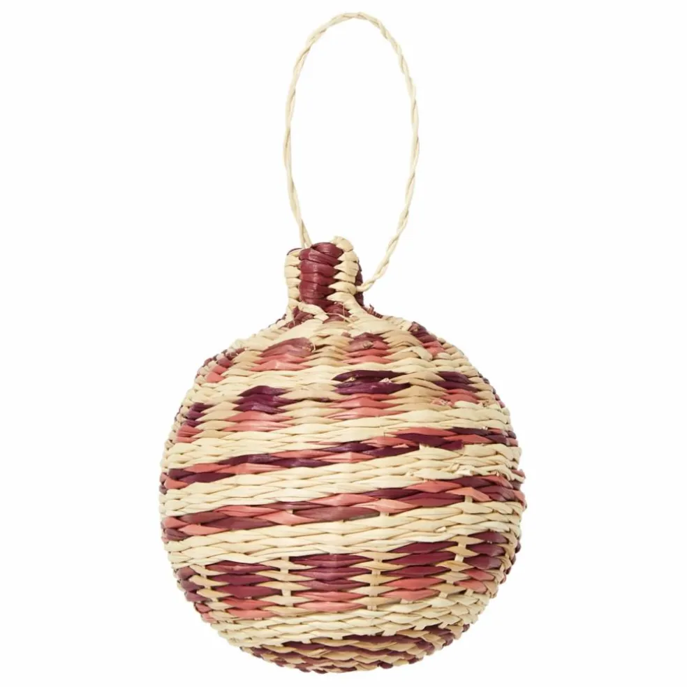 Boule de noël Jipi en rotin