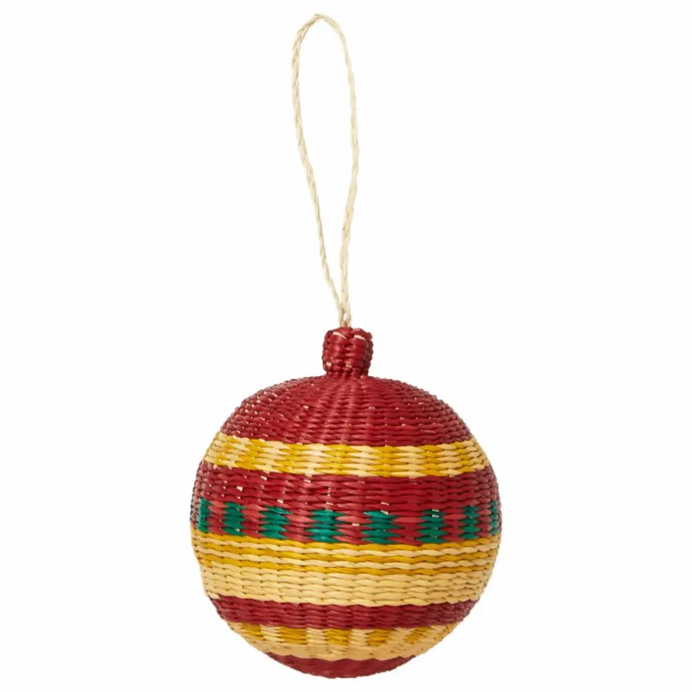 Boule de noël Jipi en rotin