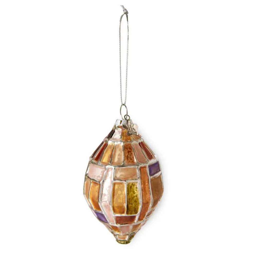 Boule de Noël ovale en verre