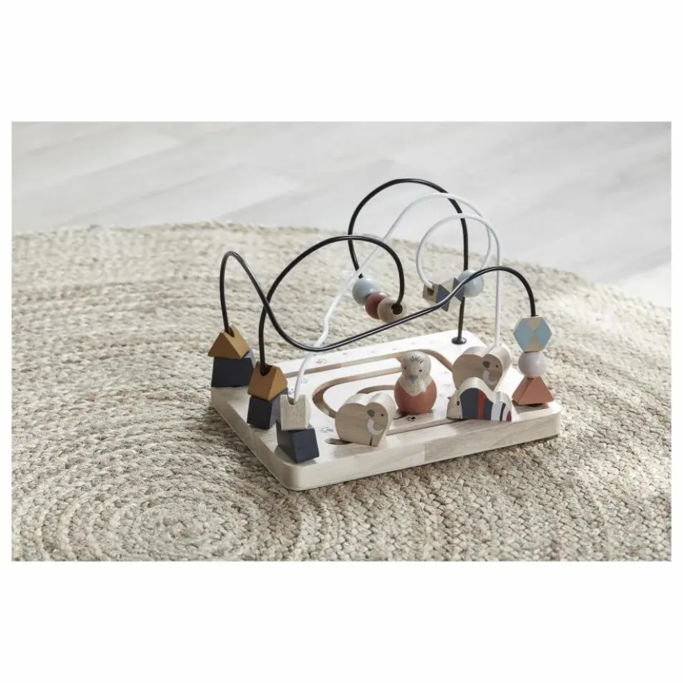 Boulier labyrinthe en bois