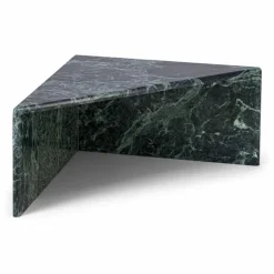 Bout de canapé Triangolo en marbre | Marbré vert