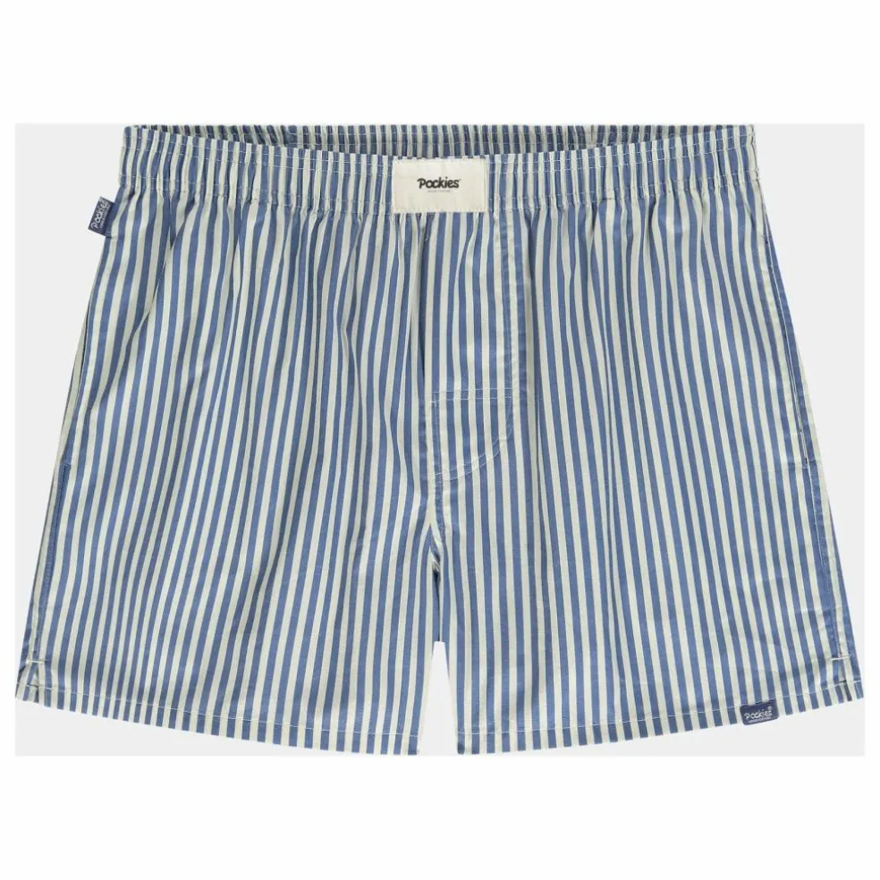 Boxers Boyfriend Rayés | Bleu
