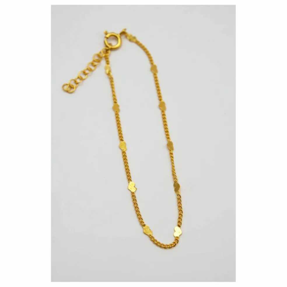 Bracelet Chaîne Coeur | Doré
