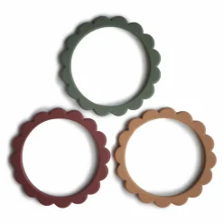 Bracelets de dentition en silicone - Set de 3