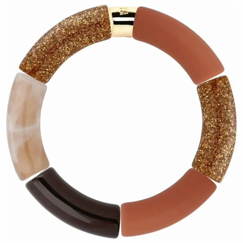 Bracelets Trio Terra-Ouro | Marron