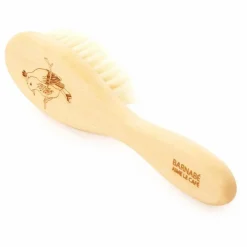 Brosse à cheveux oiseau en hêtre et poils de soie