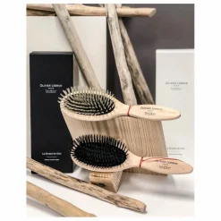 Brosse en frêne pour cheveux fins