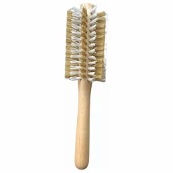 Brosse ronde brushing en poils de sanglier | Bois clair