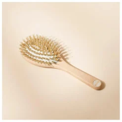 Brosse Soin et Brillance en poils de sanglier | Bois clair