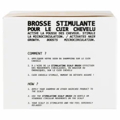 Brosse stimulante pour le cuir chevelu