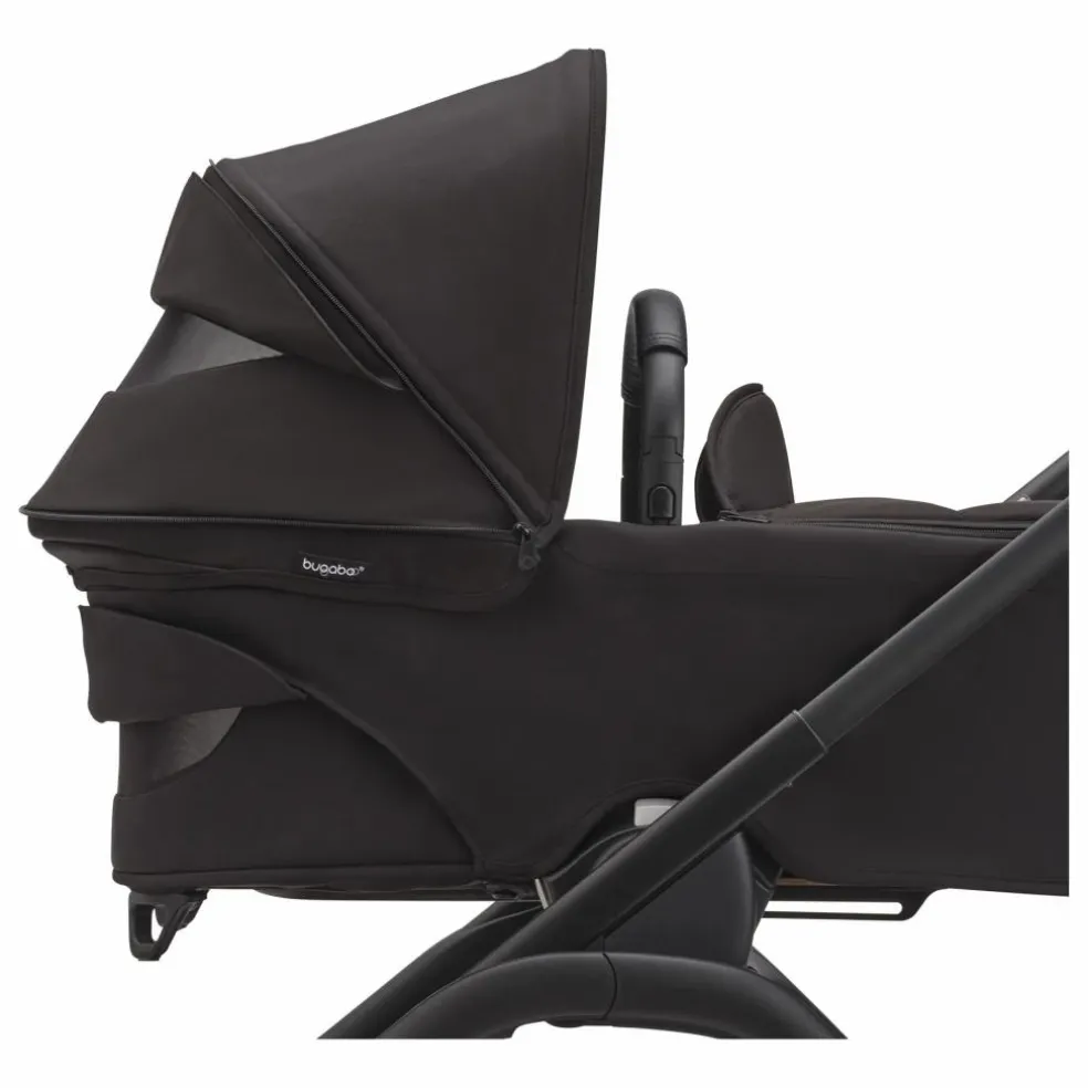 Bugaboo Dragonfly Poussette citadine complète châssis graphite | Gris chiné