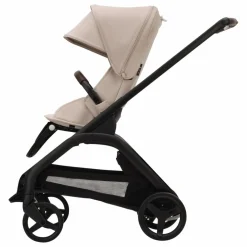 Bugaboo Dragonfly Poussette citadine complète châssis noir | Taupe