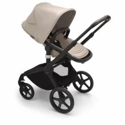 Bugaboo Fox 5 Poussette tout-terrain complète châssis noir | Taupe