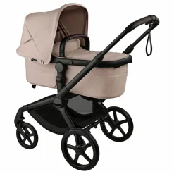 Bugaboo Fox 5 Renew - Poussette tout-terrain complète châssis noir | Taupe