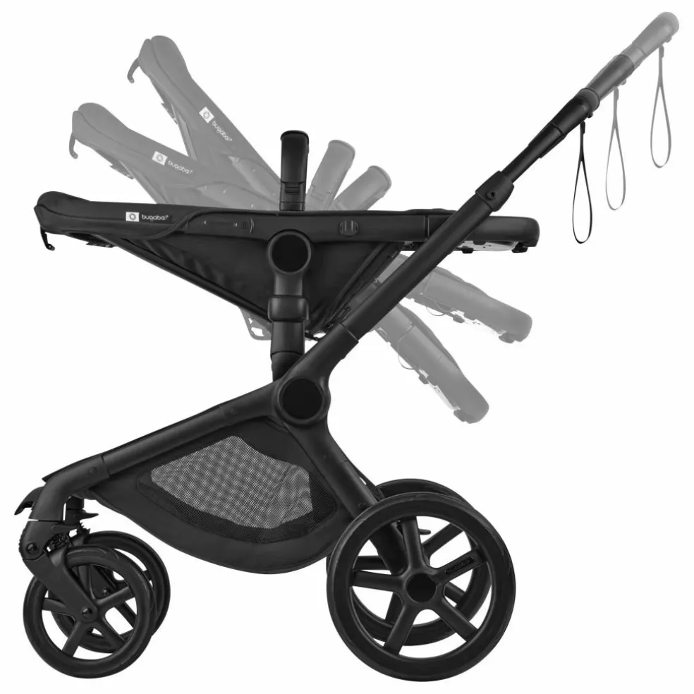 Bugaboo Fox 5 Renew - Poussette tout-terrain complète châssis noir | Taupe