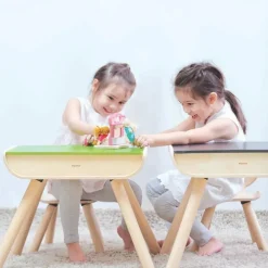 Bureau pour enfant - Plateau noir en planwood