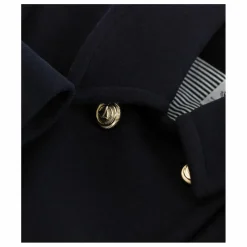 Caban Double Boutonnage Laine | Bleu nuit