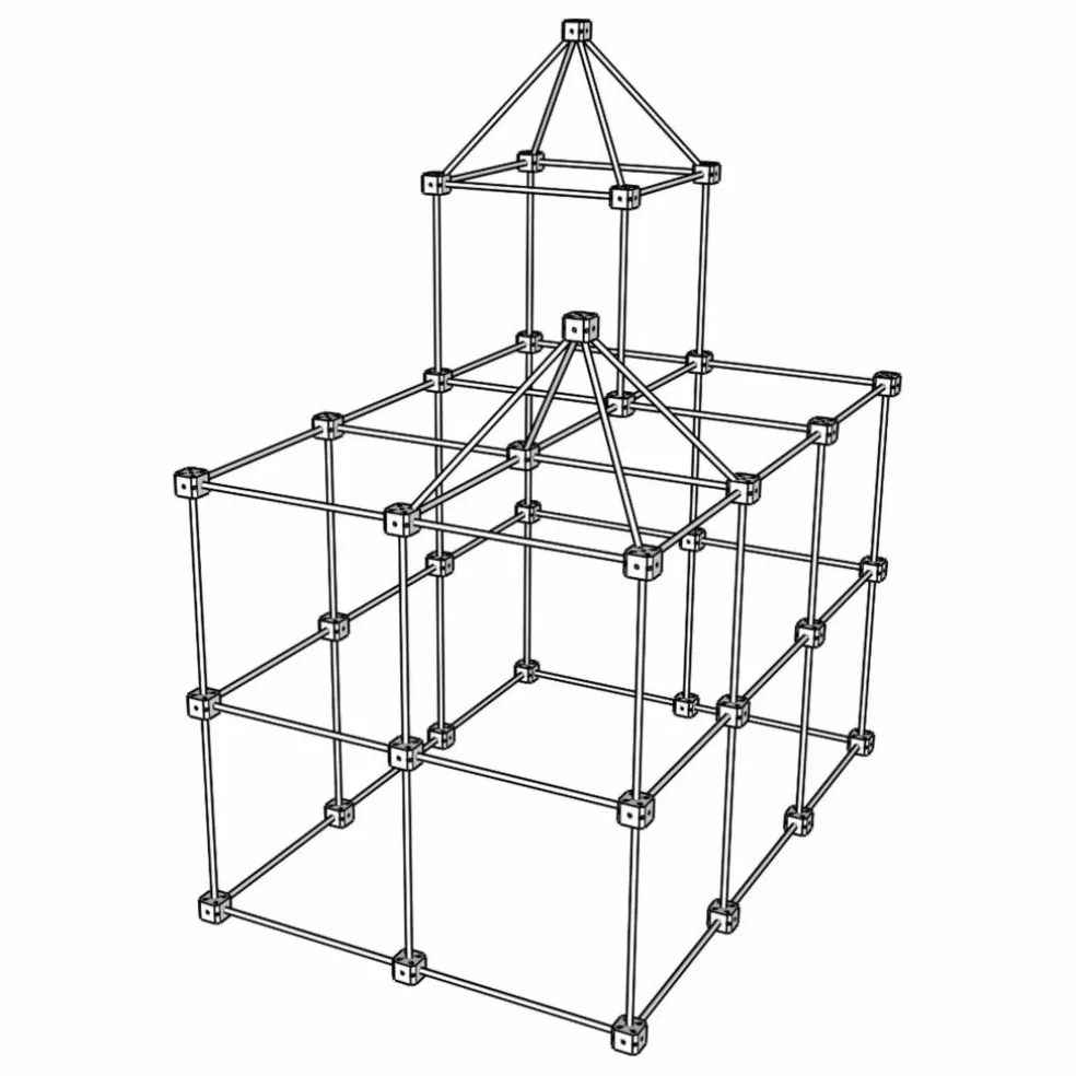 Cabane à construire - Pack Castor - 111 pièces