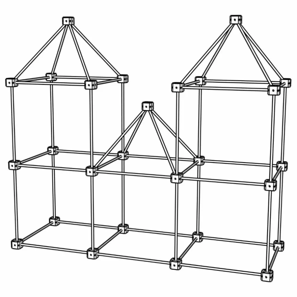 Cabane à construire - Pack Castor - 111 pièces