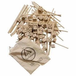 Cabane à construire - Pack Castor - 111 pièces