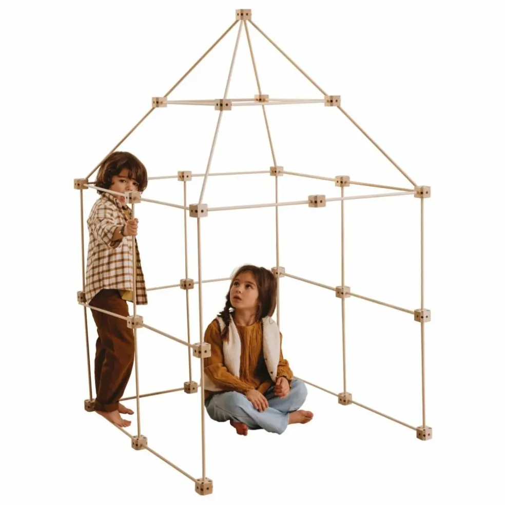 Cabane à construire - Pack Castor - 111 pièces