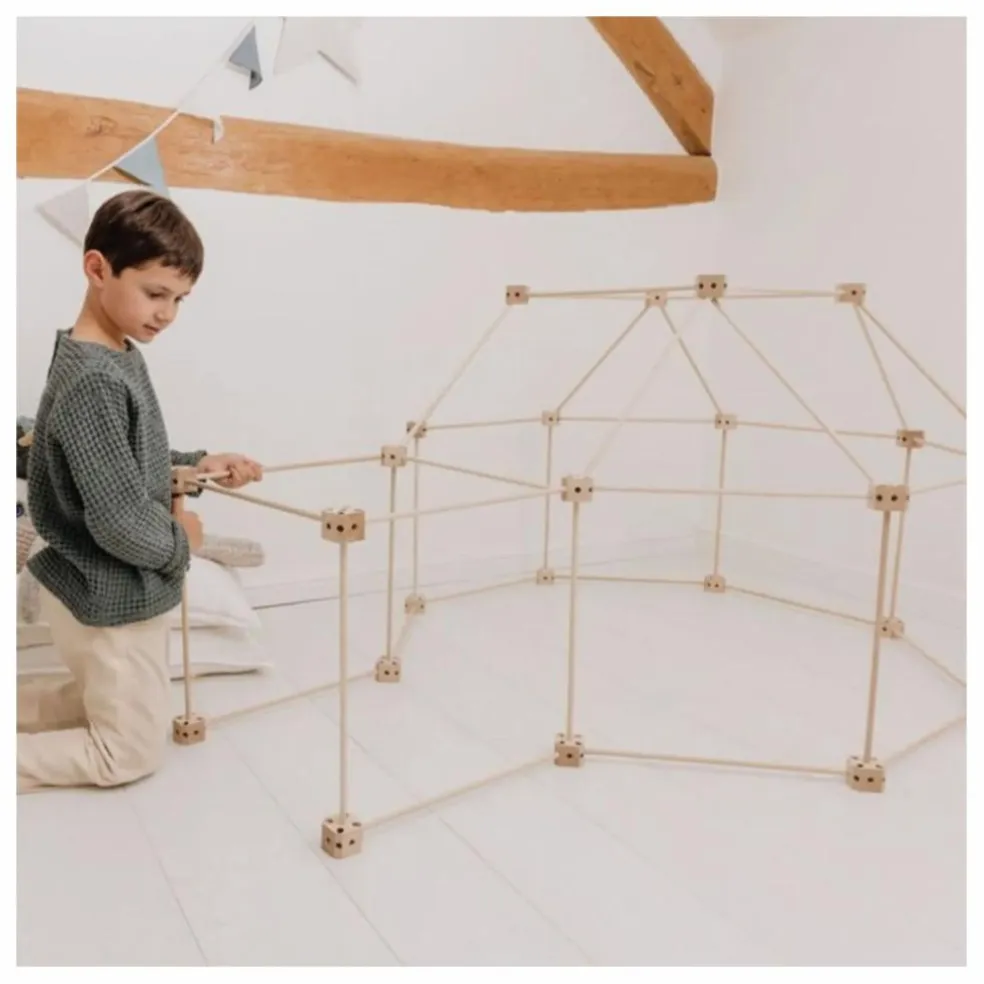 Cabane à construire - Pack Ecureuil - 72 pièces