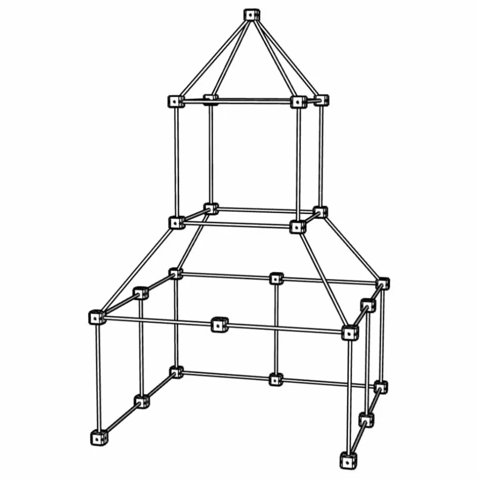 Cabane à construire - Pack Ecureuil - 72 pièces