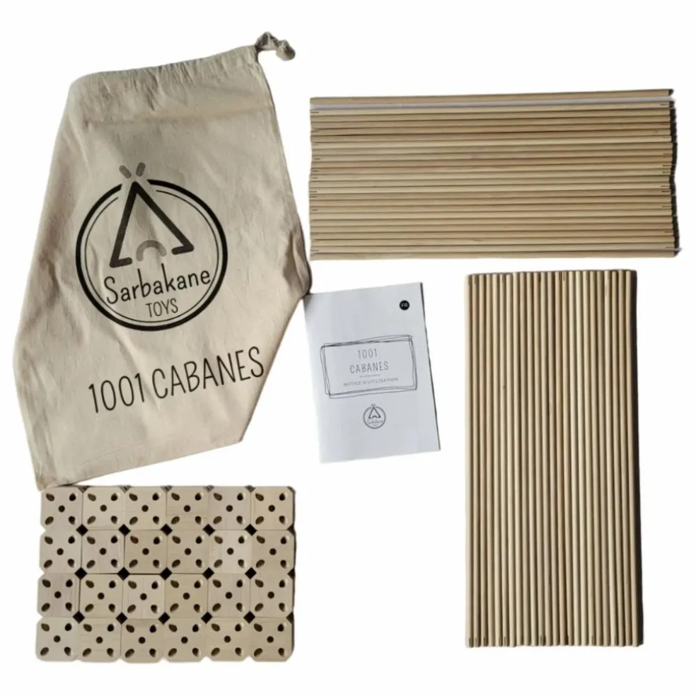 Cabane à construire - Pack Ecureuil - 72 pièces