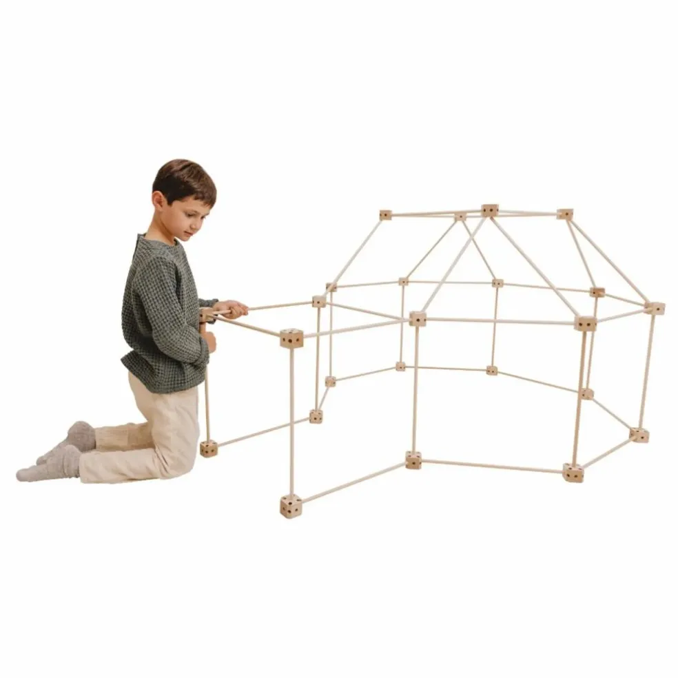 Cabane à construire - Pack Ecureuil - 72 pièces