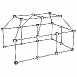 Cabane à construire - Pack Ecureuil - 72 pièces