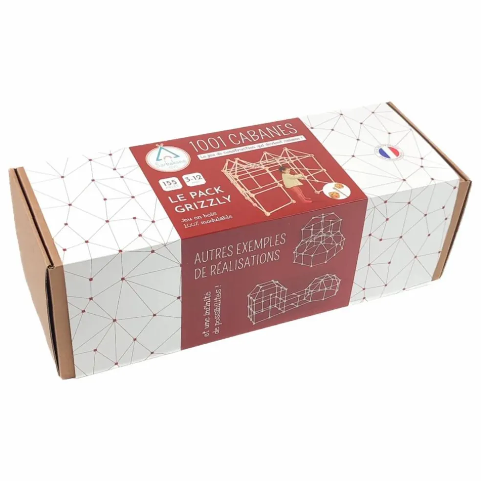 Cabane à construire - Pack Grizzly - 155 pièces