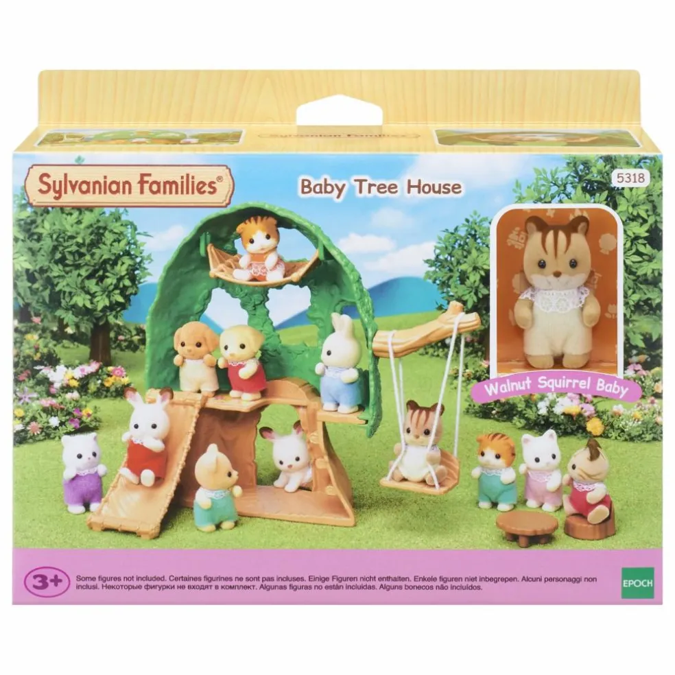 Cabane des bébés et bébé écureuil