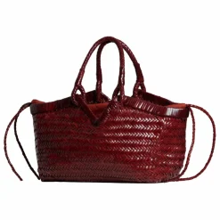 Cabas Crudelia Cuir | Rouge foncé