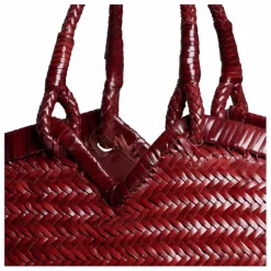 Cabas Crudelia Cuir | Rouge foncé