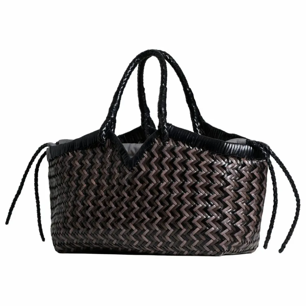 Cabas Crudelia Zig Zag Cuir | Gris